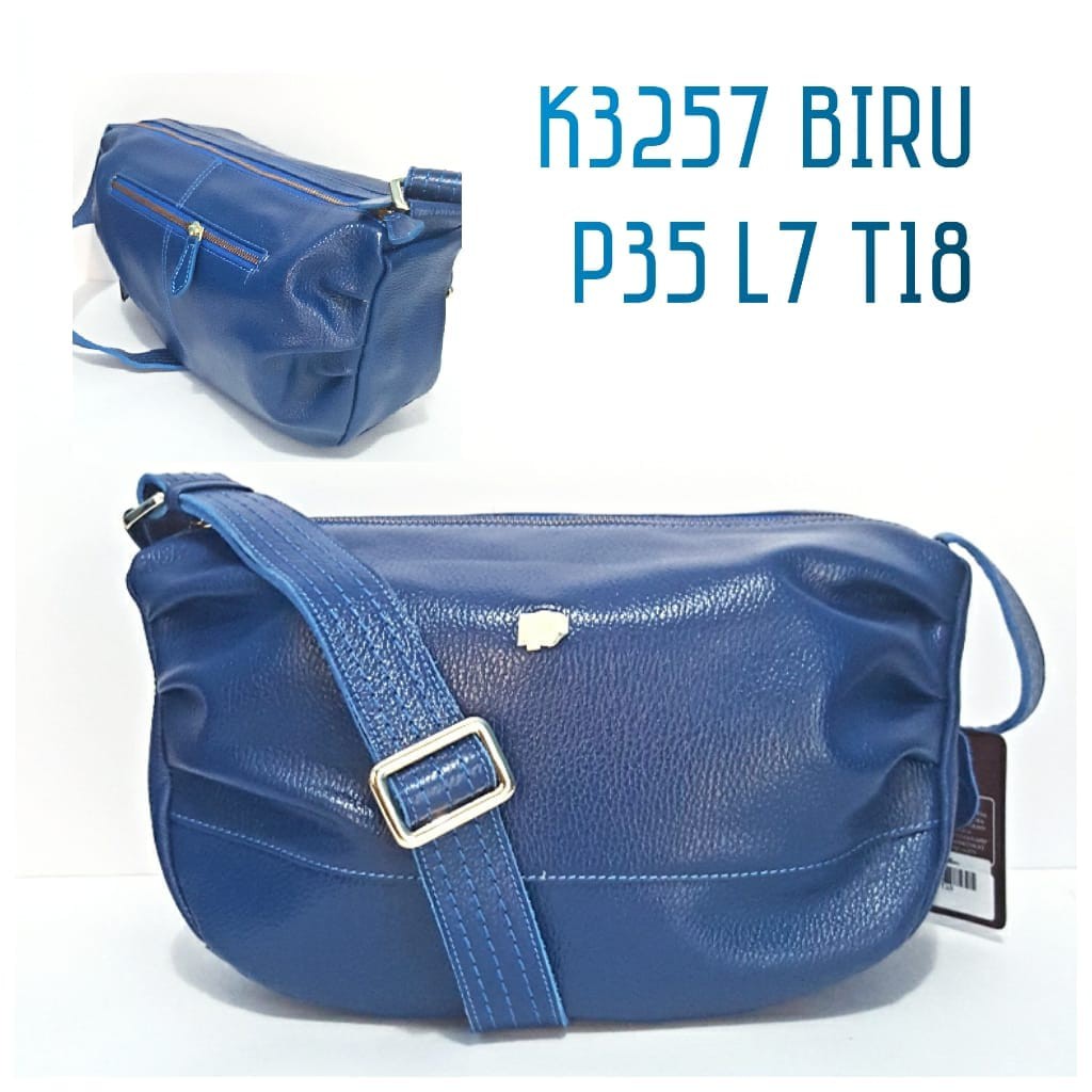 Tas Kulit Papillon Original K3257 Biru