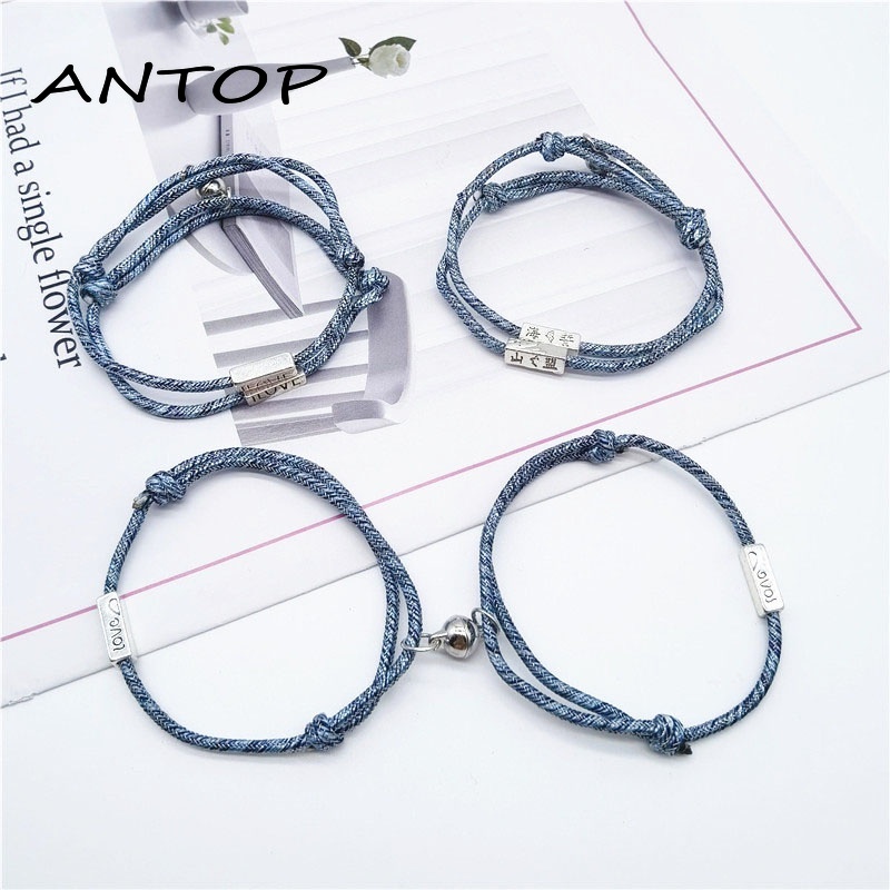 10 Pcs/set Cinta Magnetik Gesper Kalung Gelang Gesper DIY Perhiasan Buatan Tangan Aksesori Bahan ANTOP