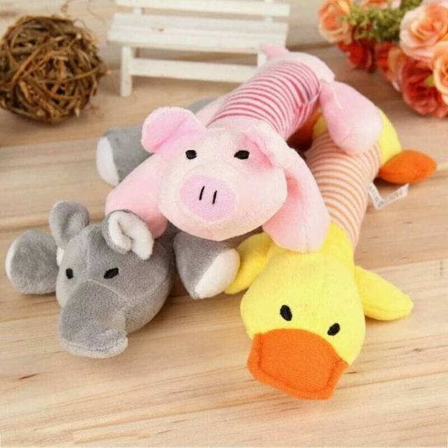 Mainan anjing squeaky dog toy gigitan bunyi anjing kucing