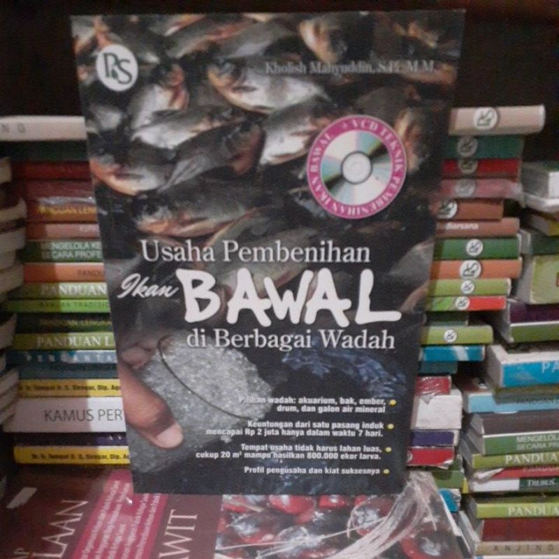 usaha pembenihan ikan Bawal di berbagai wadah ada CD