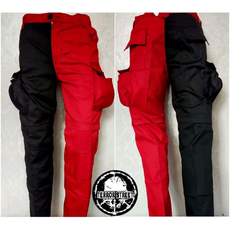 Celana alpin punk celana hitam kempol cargo keren alpina original outdoor waterproof kanvas drill me