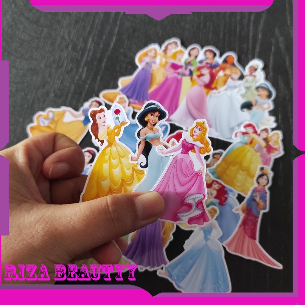 

15pcs stiker Putri disney sticker kertas karakter putri disney stiker label aksesoris