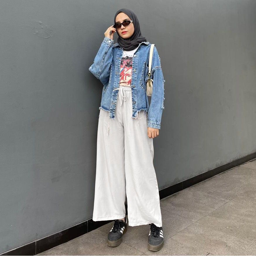 1KG MUAT 4PCS | BASIC KULOT SUPER JUMBO CELANA TALI HITS OOTD SELEBGRAM FASHION WANITA TERMURAH BEST SELLER