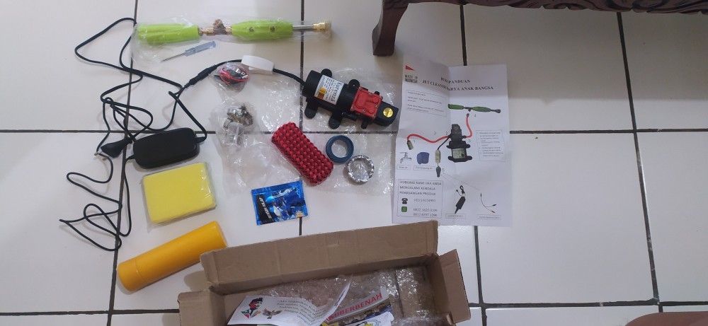 Paket Komplit Tanpa Selang 340psi  Otomatis Water Pump Dc Dinamo  Diafragma Elektrik Motor  Air