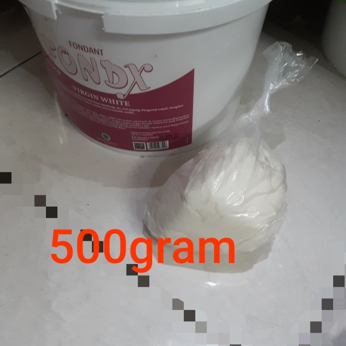 

d00gg Fondx Virgin White, Fondant, Fondan Repack 500Gram Xz20X1Z11