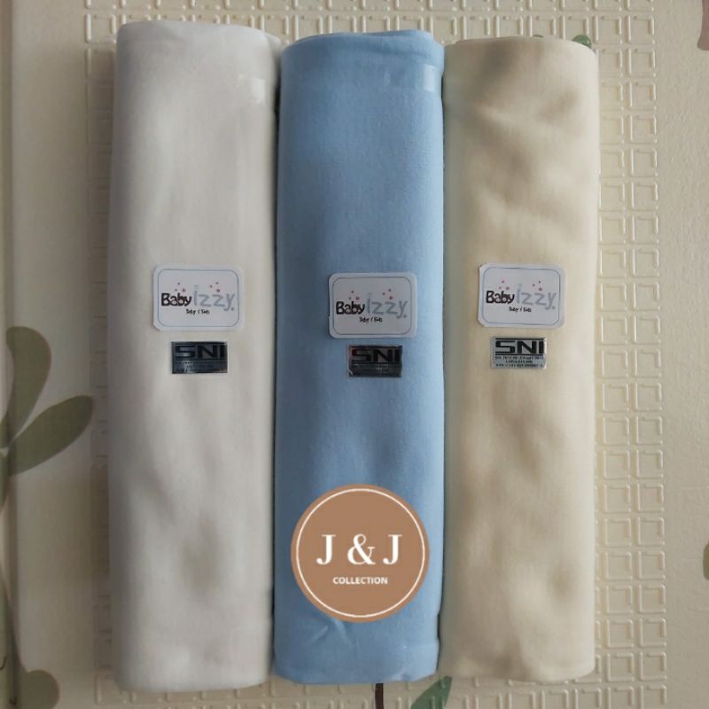 3 pcs Bedong Polos Kaos lembut ukuran 105 x 90 cm