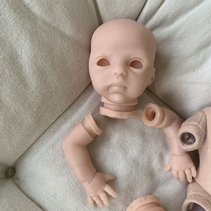 Mary Realistis Newborn Baby Doll DIY Simulasi Kosong Bayi Buatan Tangan Mainan Aksesoris