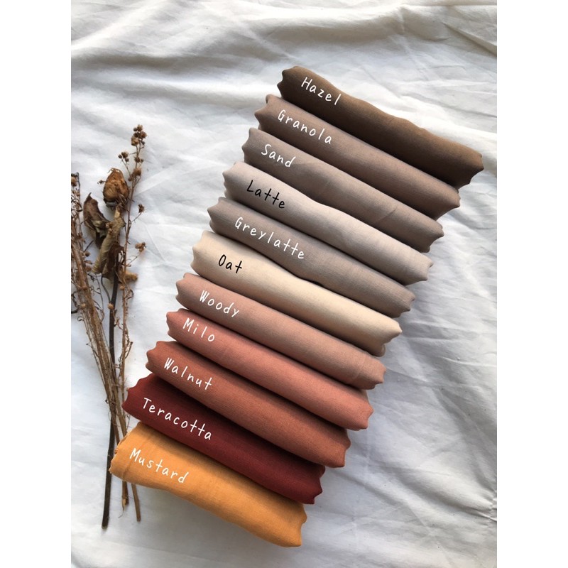 HIJAB PARIS premium daily by lolyscarf.id (part 1) 1kg MUAT 14pcs