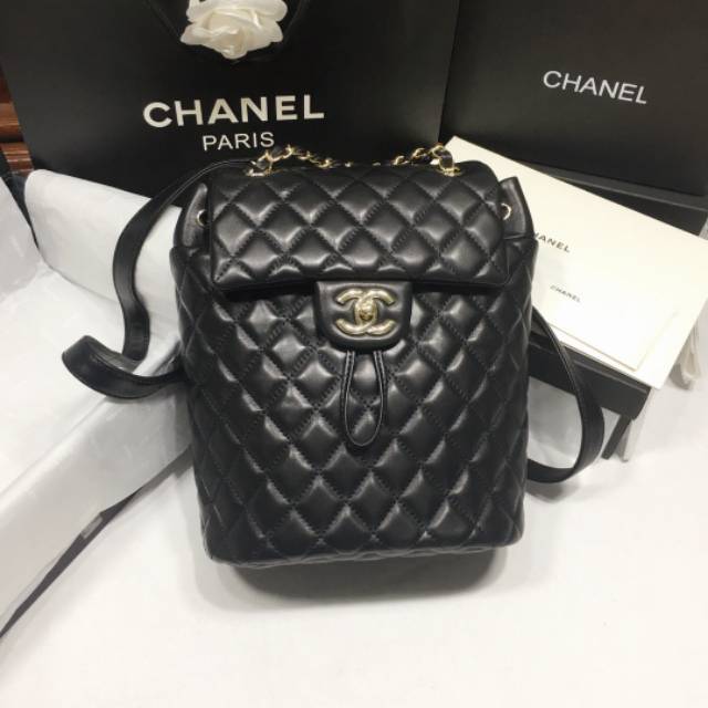 Chanel Classic Backpack 91122 / Tas Ransel Wanita / Super Mirror Quality