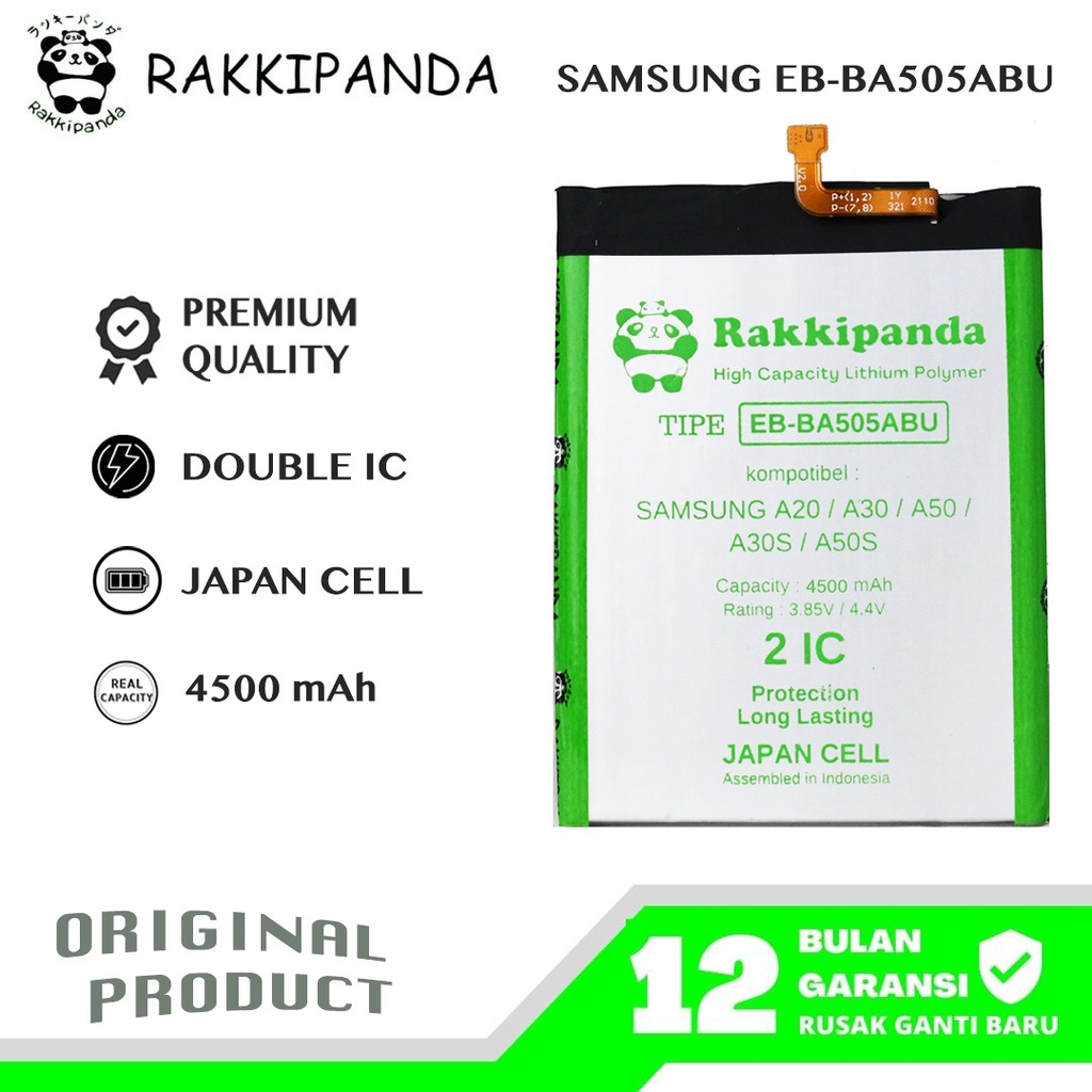 R/K- RakkiPanda - EB-BA505ABU Samsung A20 / A30 / A50 / A30S / A50S Batre Batrai Baterai