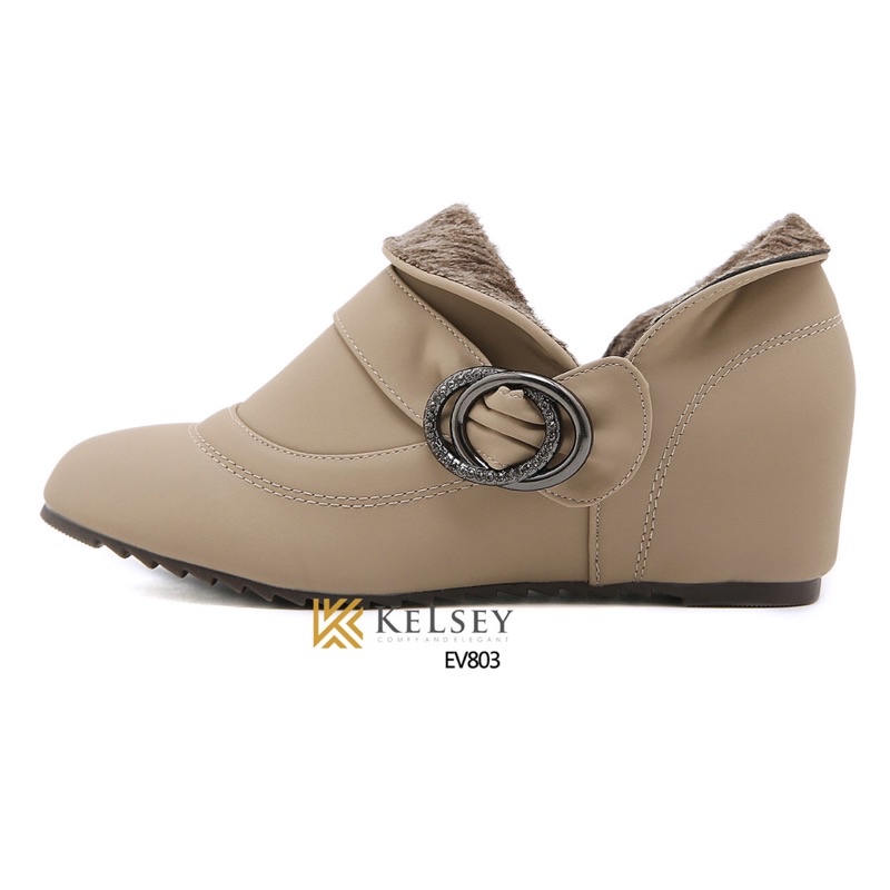 (GRATIS ALAS KAKI) NICOLE SEPATU BOOTS WANITA KELSEY EV803 SEPATU  BOOTS BLUDRU