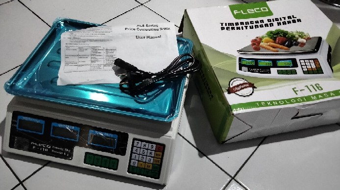 Timbangan Digital Fleco F-116 / Timbangan 30 Kg Daging/buah/sayur - Bisa Cod