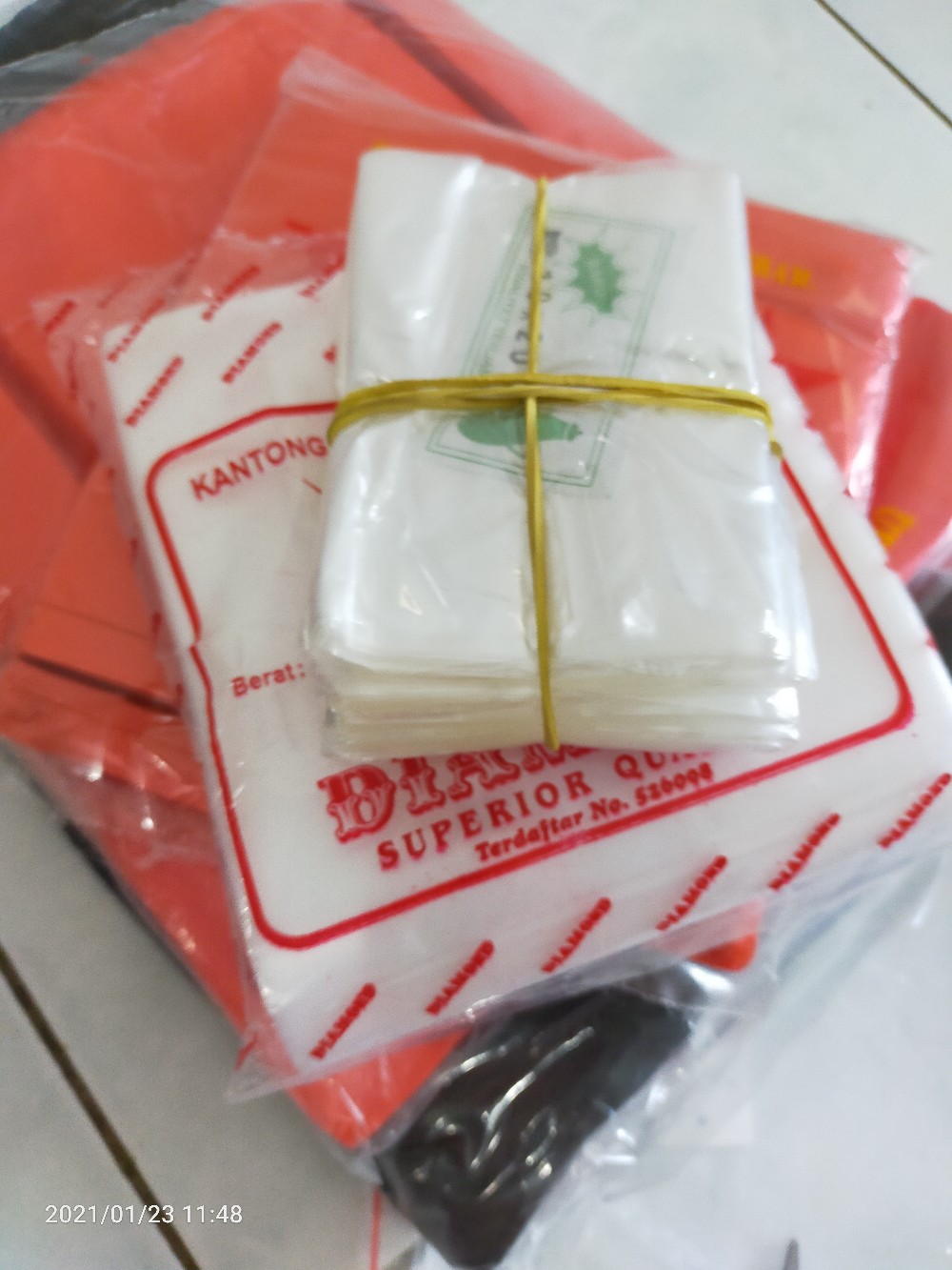 Kantong Keresek Plastik Hd Tulip 35 Tebal Ramah Lingkungan Eco Friendly Kuning Merah Hitam Putih