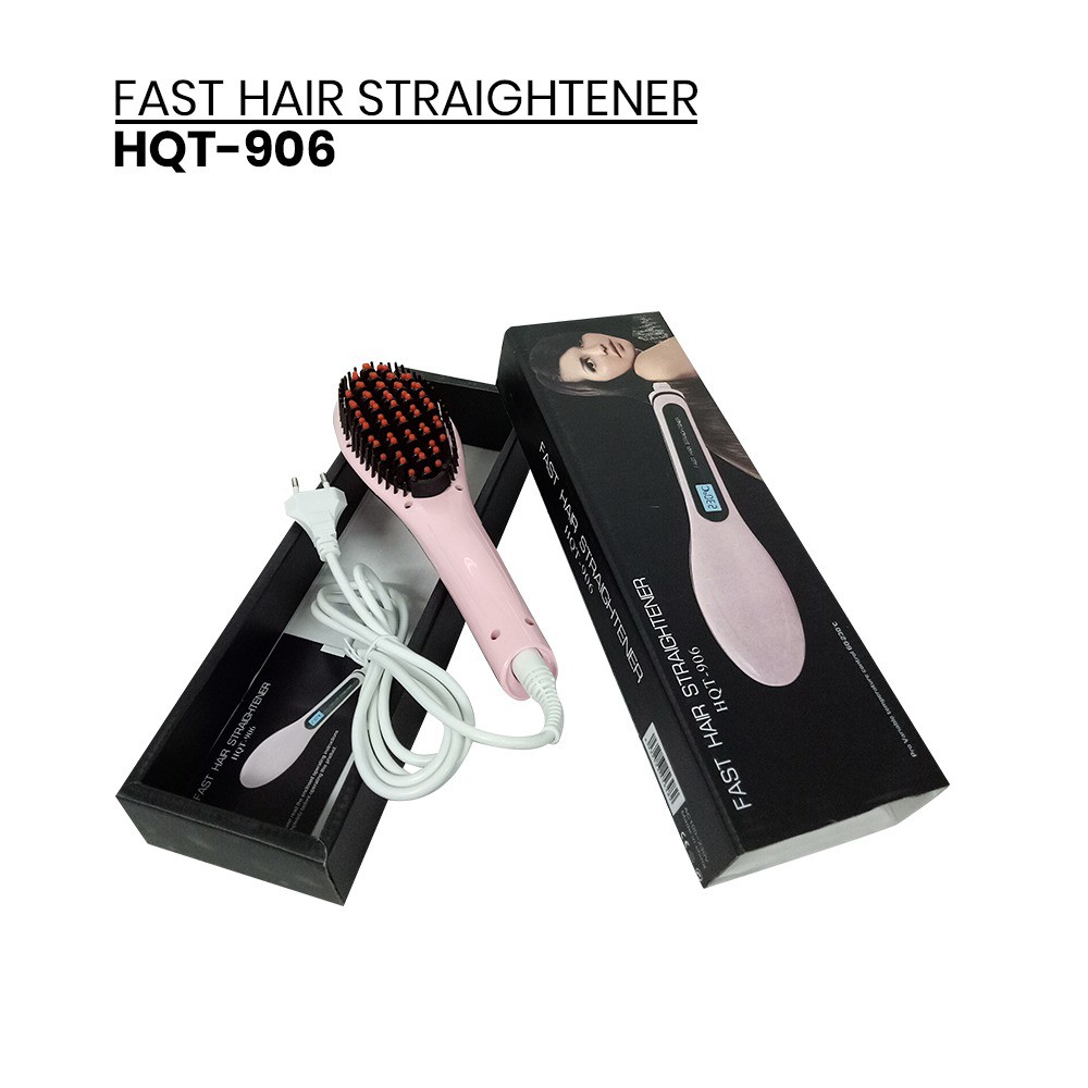 Sisir Elektrik / Magic Hair Fast Straightener / sisir Catok pelurus rambut HQT 906