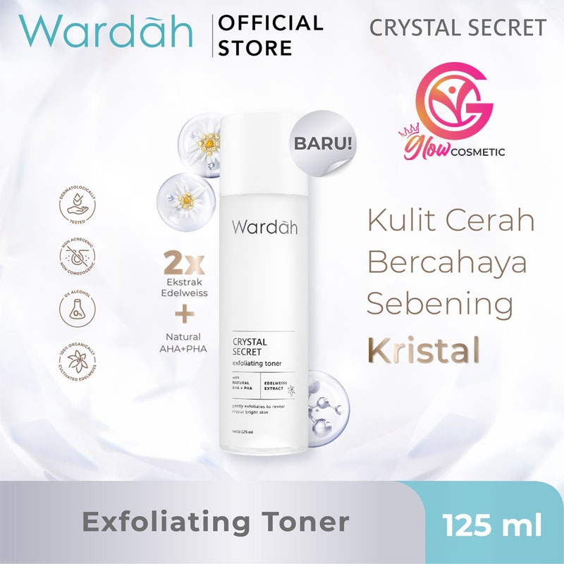 WARDAH CRYSTAL SECRET EXFOLIATING TONER 125 ML