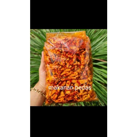 Jual Basreng pedas daun jeruk isi 500gram Indonesia-Shopee Indonesia