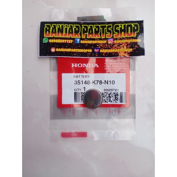 Battery remot honda Batre Remote honda Baterai remot PCX ADV SCOOPY VARIO 150 Honda Original