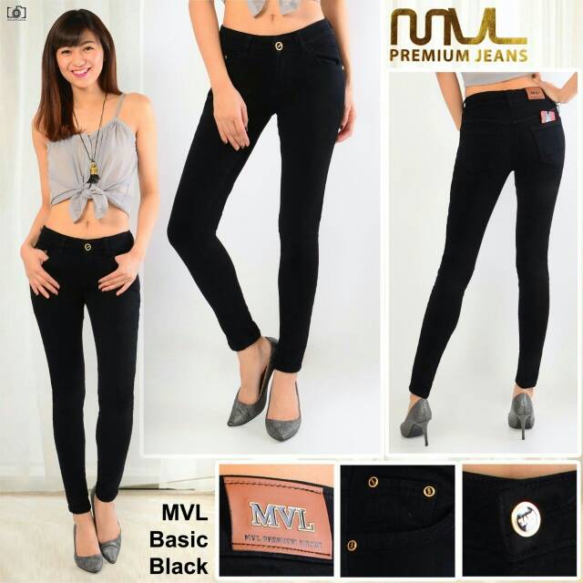 CP MVL BASIC BLACK JEANS