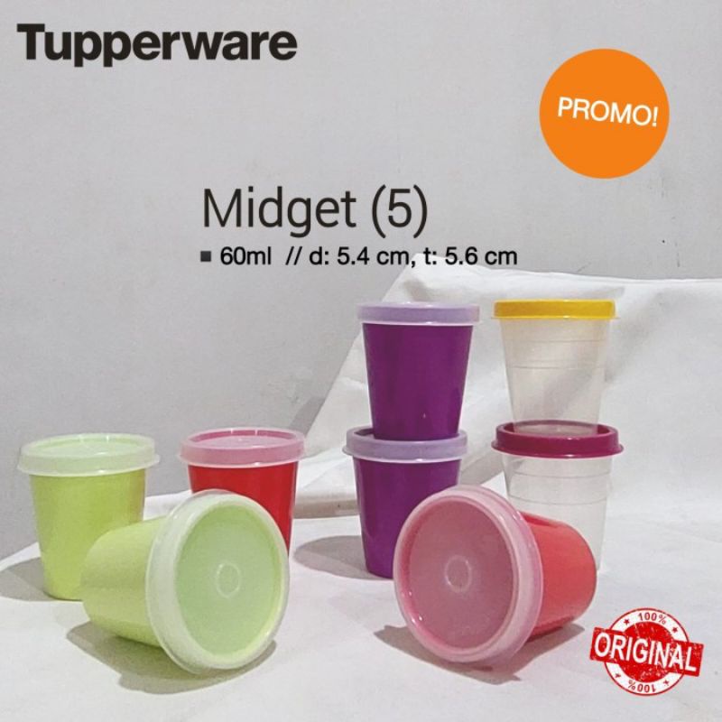 Midget Tupperware/Tempat mini