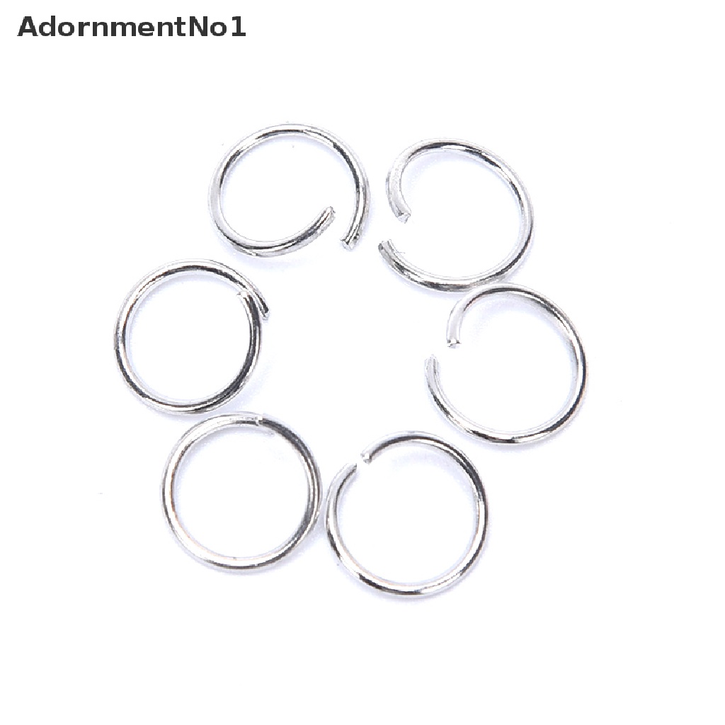 (AdornmentNo1) 150pcs / Set Gantungan Kunci Ring + Sekrup + Pin Mata Untuk Aksesoris DIY