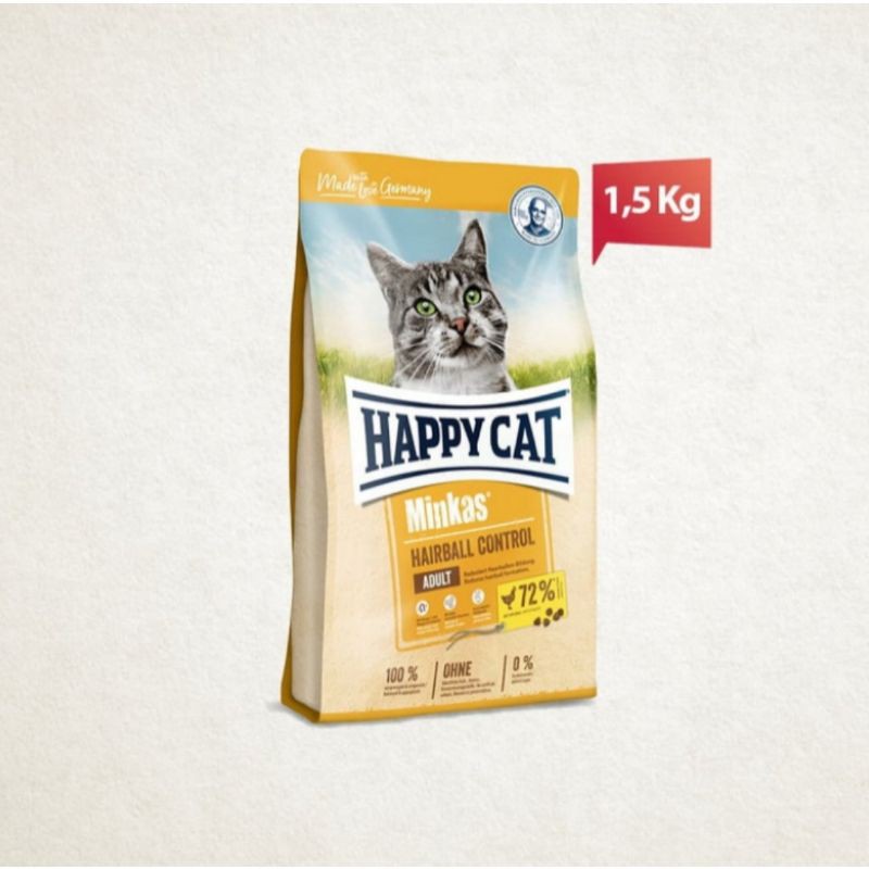 Happy Cat Minkas Hairball Control 1,5kg | Happy Cat Minkas Hairball control 1,5kg | kucing