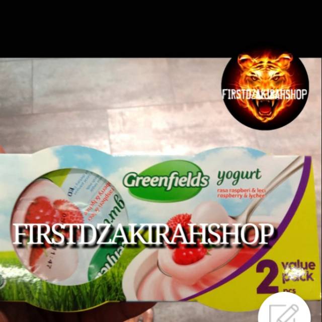 

Greenfields Yogurt raspberry and lychee value pack 125grx2