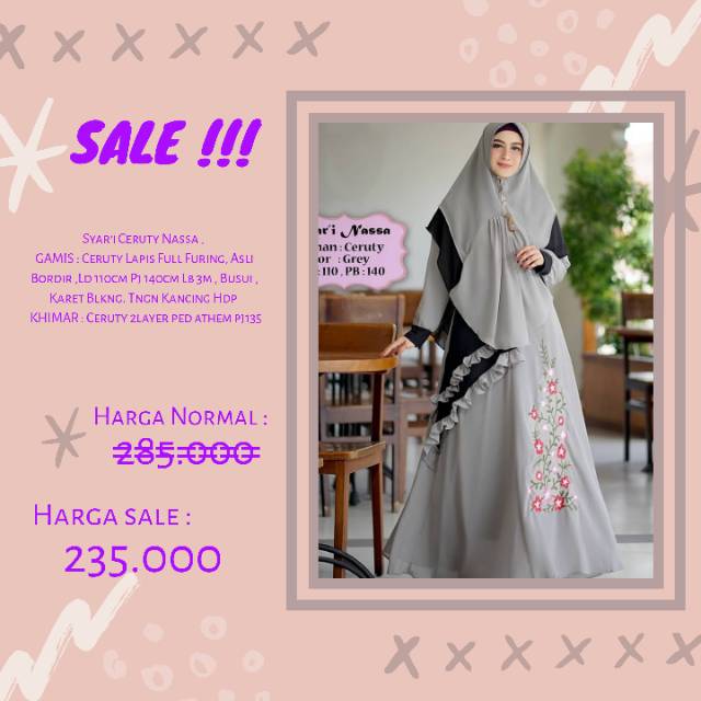 DISKON / PROMO / SALE / GAMIS DEWASA