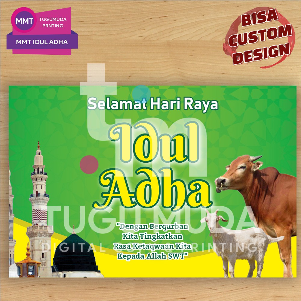 Cetak Spanduk|Banner|MMT - SELAMAT HARI RAYA QURBAN 2021/1442H