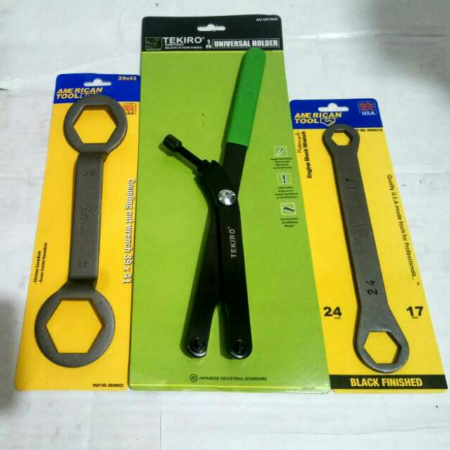 paket tracker cvt TEKIRO + kunci 39 x 41 AMERICAN TOOLS + kunci 17 x 24 LIPPRO paket tracker cvt ori
