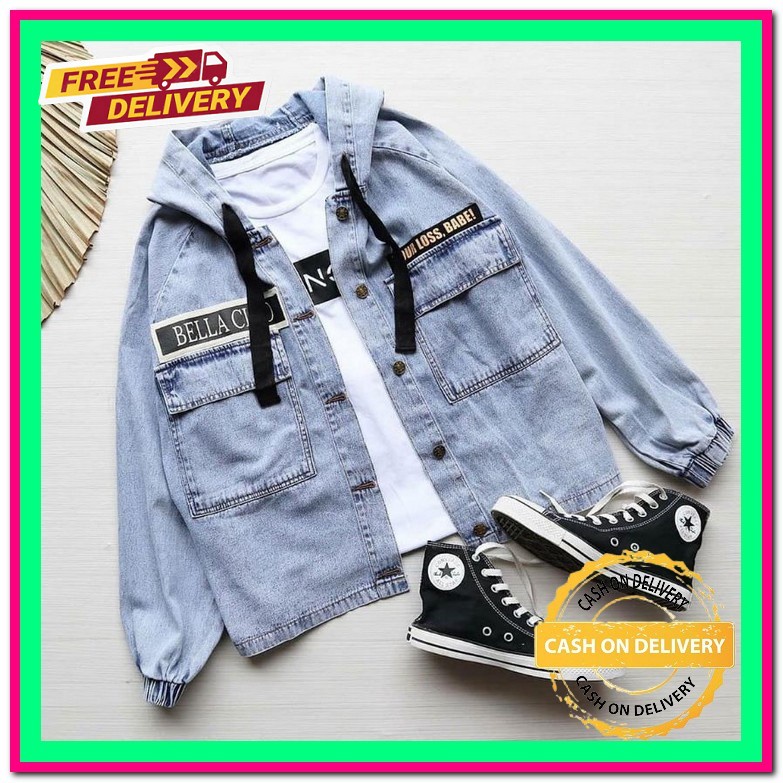 Jacket Levis Wanita Jaket Jacket Wanita Cewek Jins Denim Jeans Korea Jaket Jeans Levis Jaket Wanita 