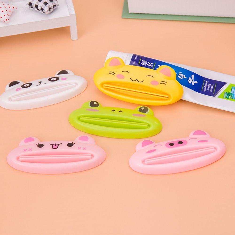 [Elegan] Alat Peras Pasta Gigi Gadget Plastik Multifungsi Kosmetik Facial Foam Tabung Gel Mandi Kartun Praktis Easy Press Toothbrush Holder