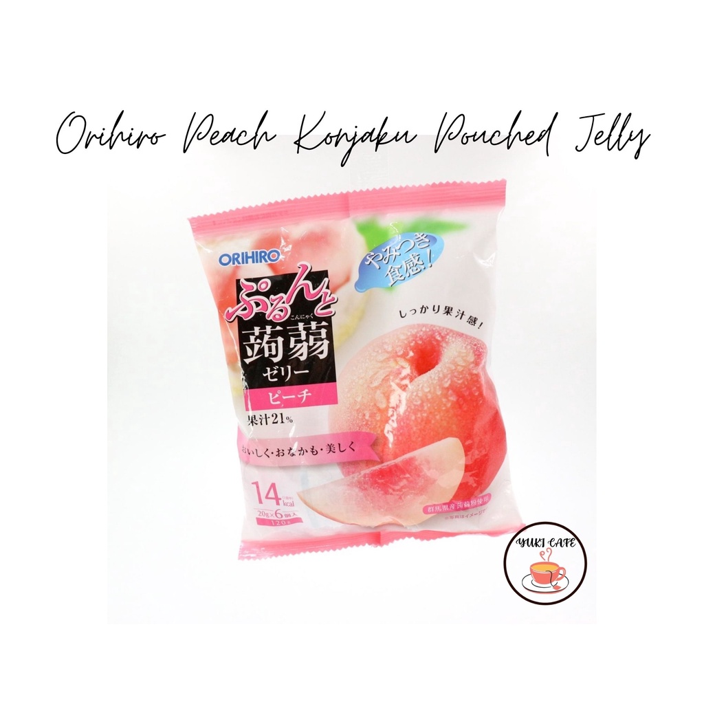 

JELLY – “ORIHIRO” JELLY PEACH KONJAKU POUCHED JELLY