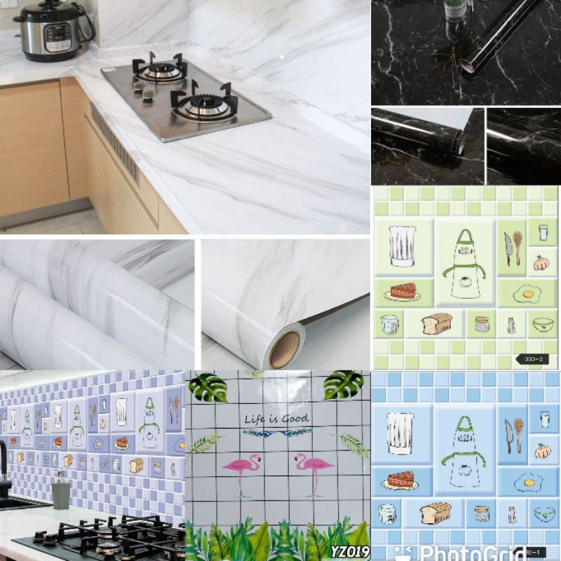 Z3 Walpaper Dinding Marmer / Stiker Dinding Marmer / Stiker Dinding Anti air