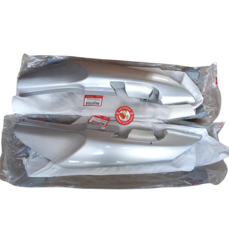 DEK COVER BODI BODY SILVER HONDA TIGER 2000 LAMA ORIGINAL ORISINIL AHM 77220-KCJ-950HNS