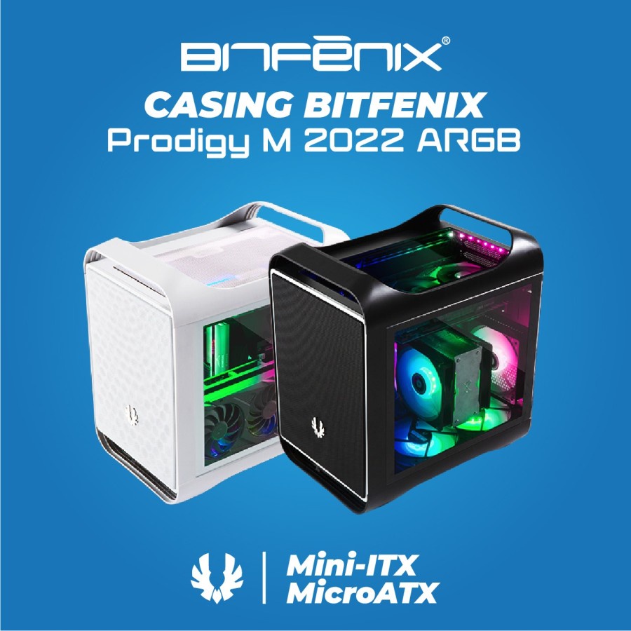 Gaming Case BITFENIX PRODIGY M 2022 ARGB | PC Casing M-ATX / ITX