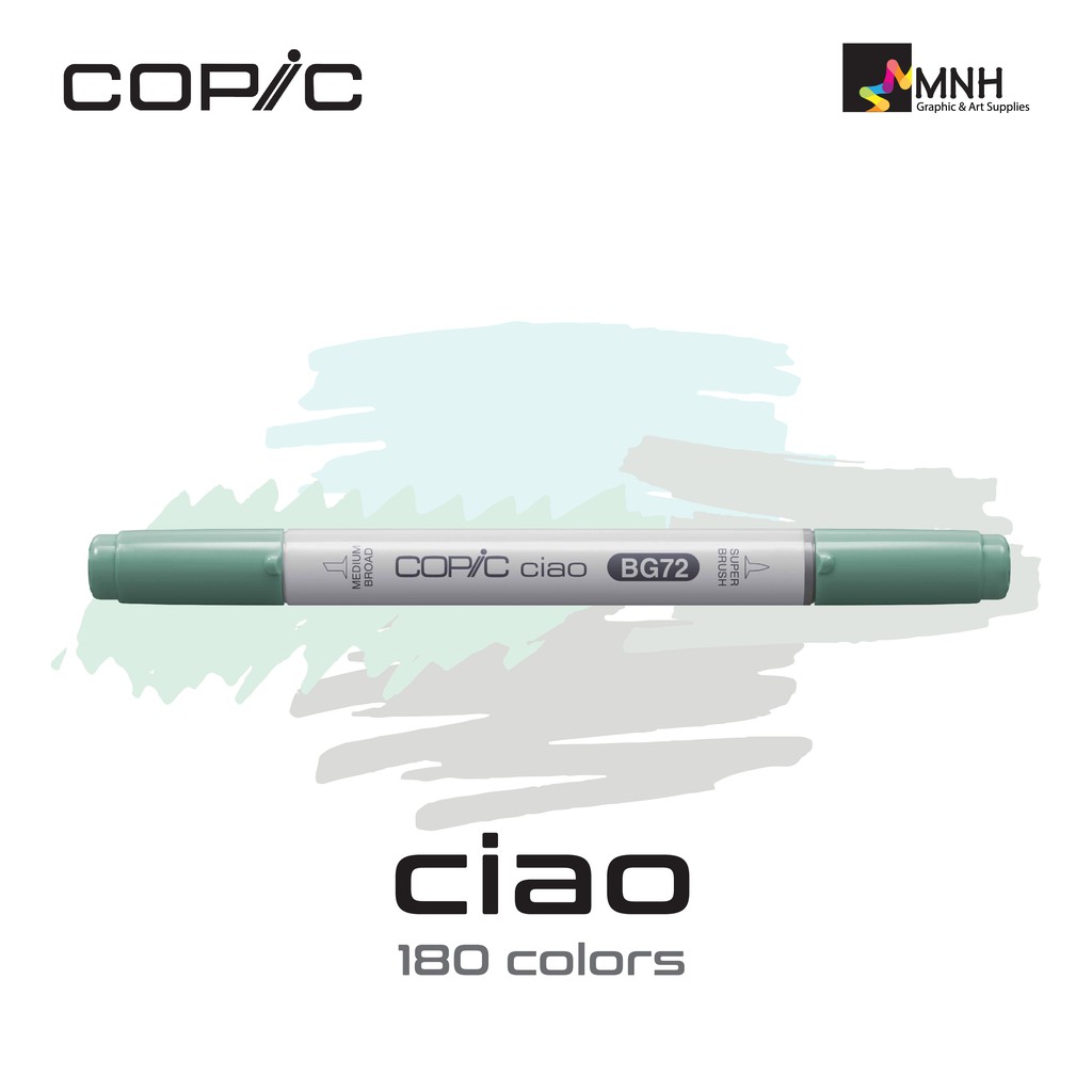 

Spidol Copic Ciao Marker Blue-Green Series (Satuan) BG72 - BG96