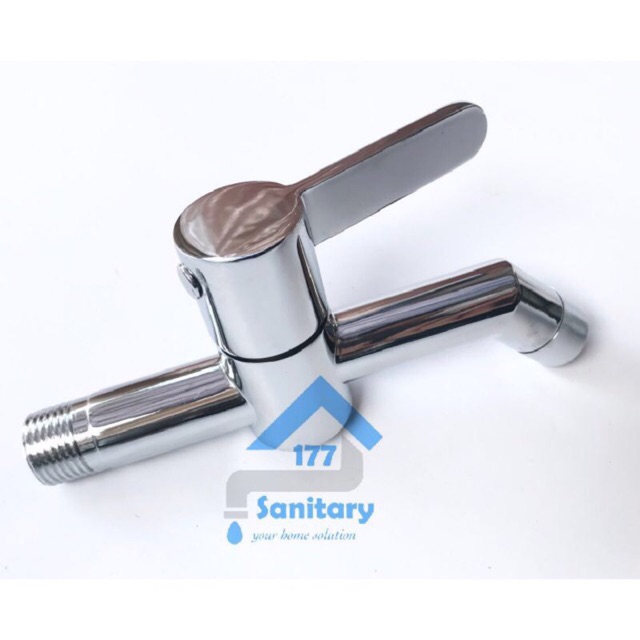 Kran tembok engkol minimalis kuningan 2790/ keran air kamar mandi bathroom faucet sanitary177 /H16