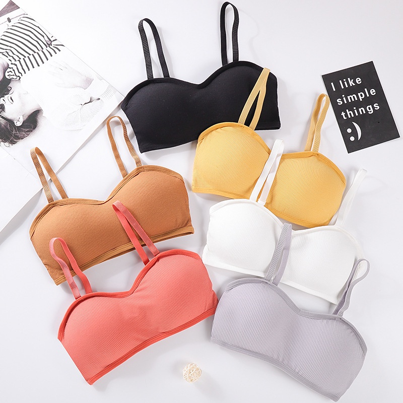 3SP | UWR11 Pakaian Dalam Bra Tidur Remaja Wanita Tanpa Kawat Bahan Halus Bra Sexy Korean Fashion