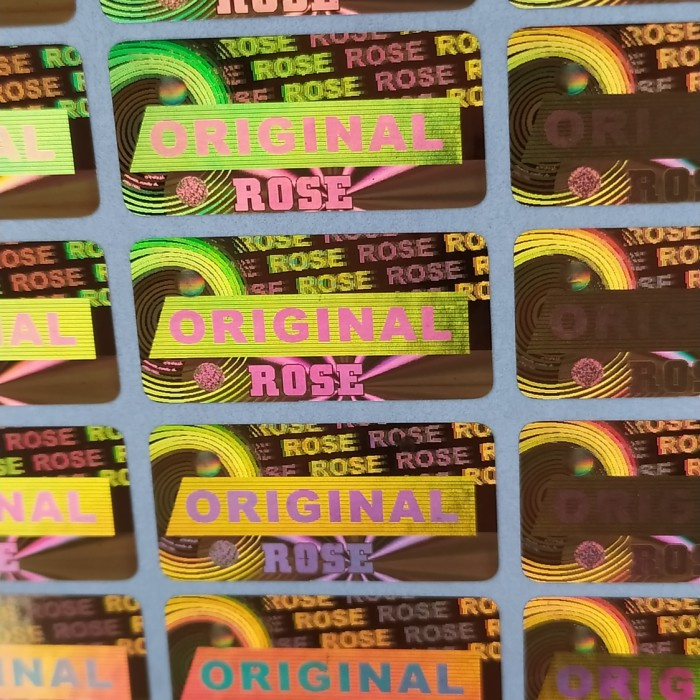 

stiker hologram Original Rose 1x2cm