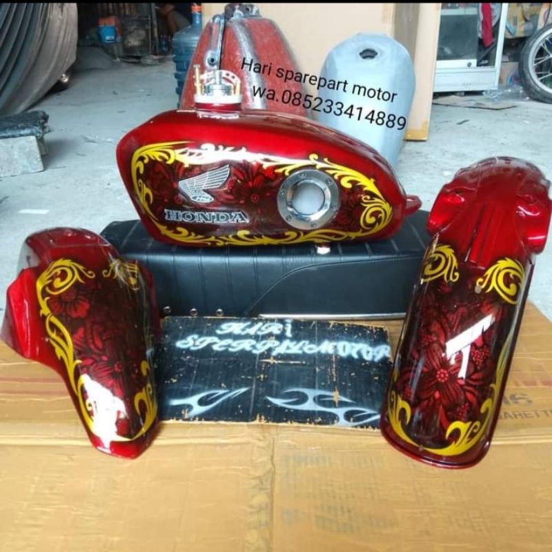 BODY SET CB AQUARIUM TUTUP ALADIN FULL AIRBRUSH