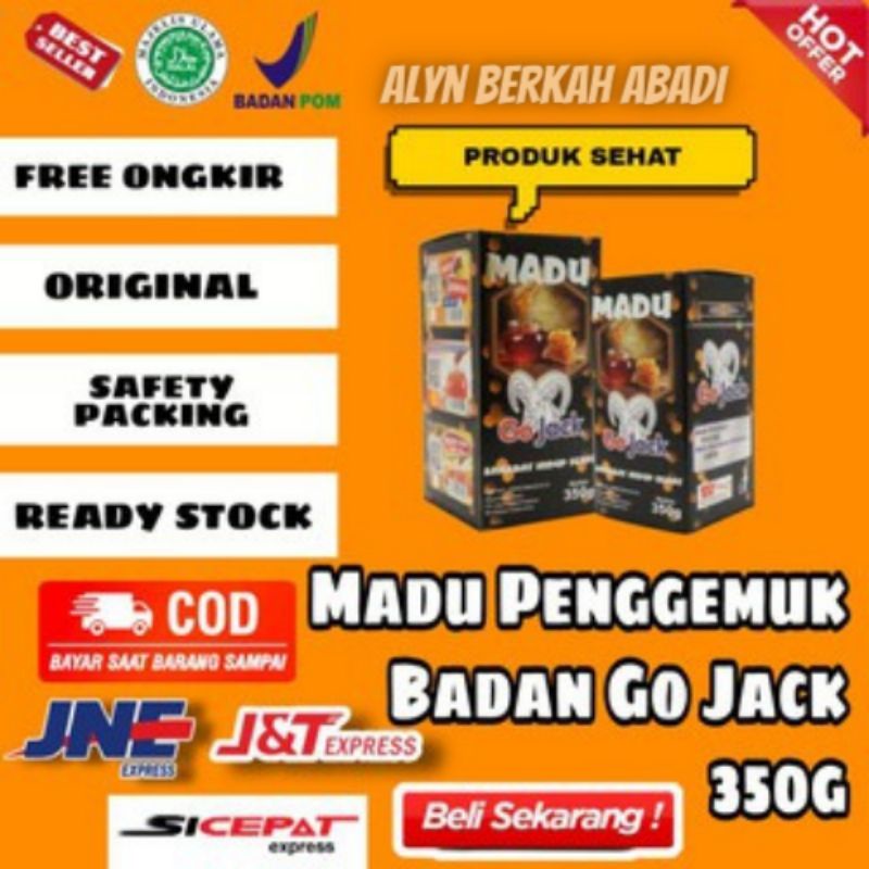 

Madu Penggemuk Badan Madu Curcuma Go Jack 350g