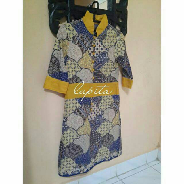 Dress batik BKL03 yellow