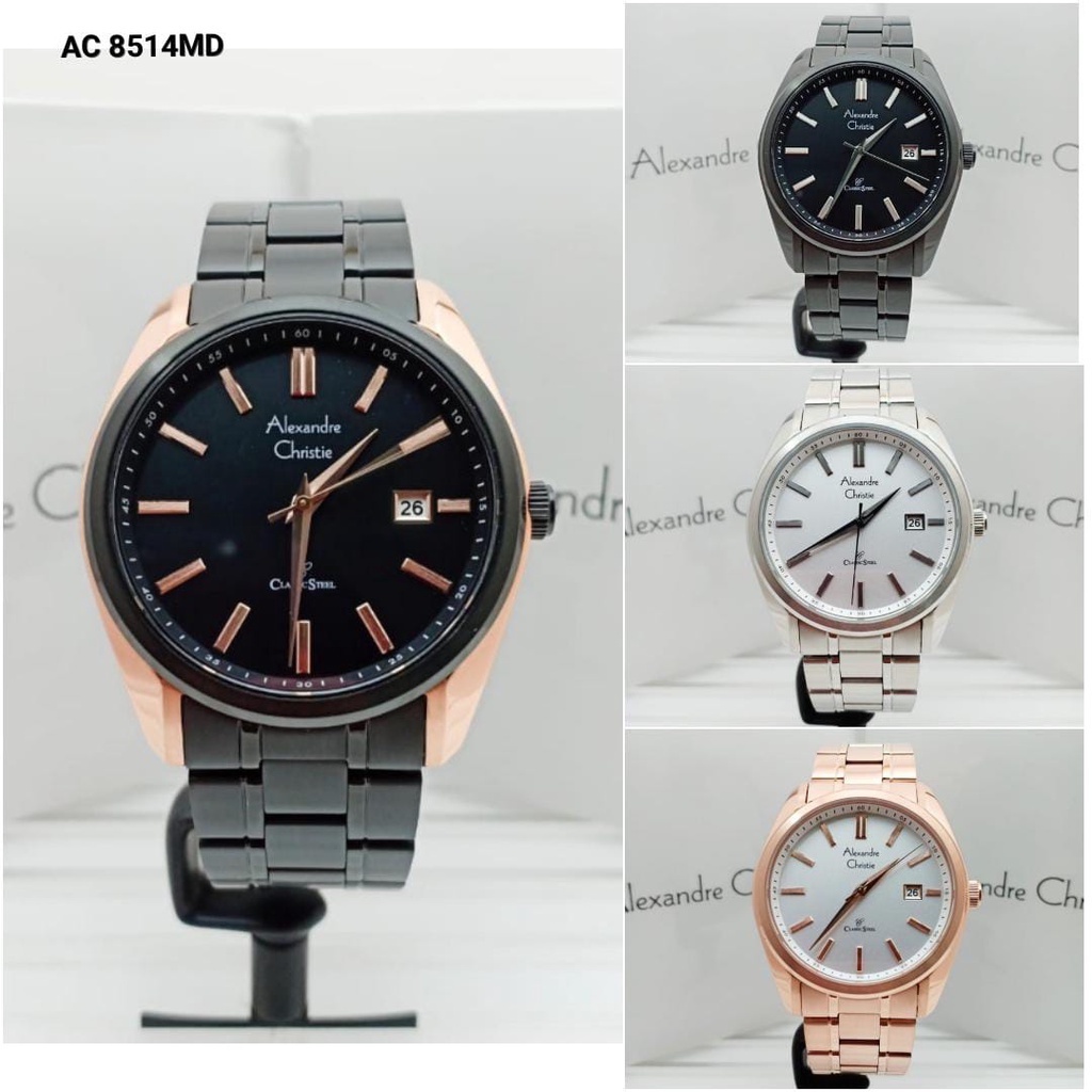 ALEXANDRE CHRISTIE AC 8514MD JAM TANGAN PRIA ORIGINAL GARANSI RESMI