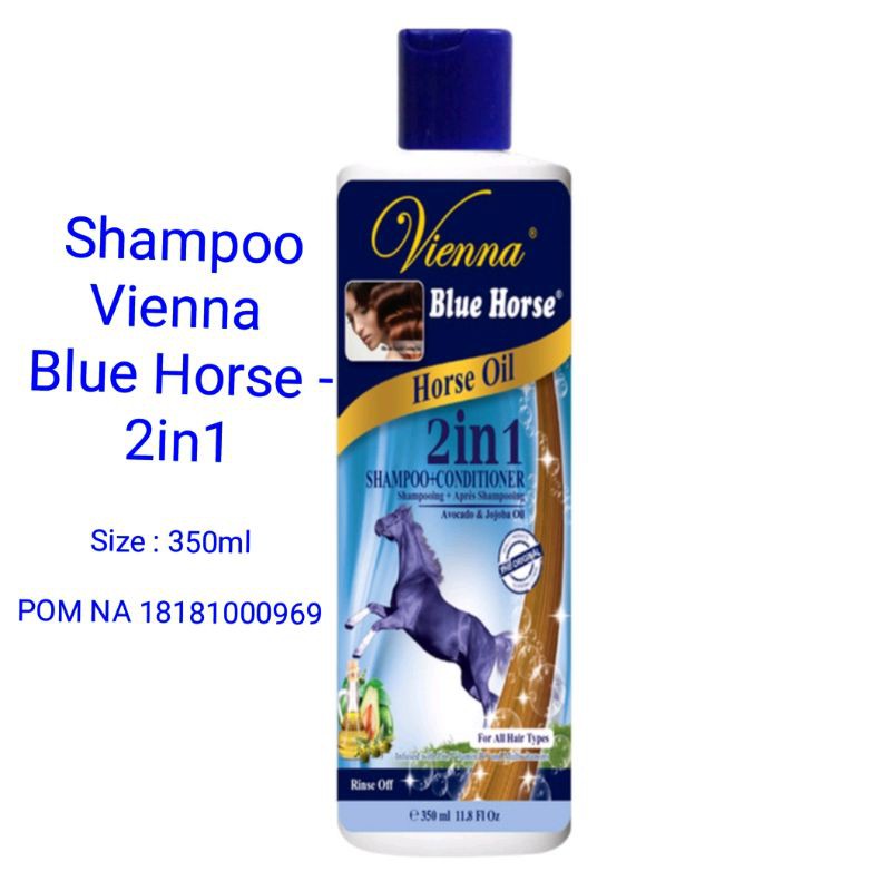 shampo vienna blue hourse -2in1 350.ml / shampo + conditioner