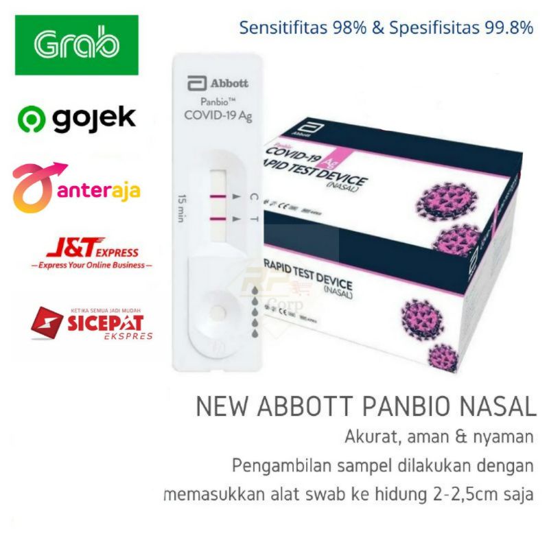 Antigen Swab Abbott Nasal Akurrat