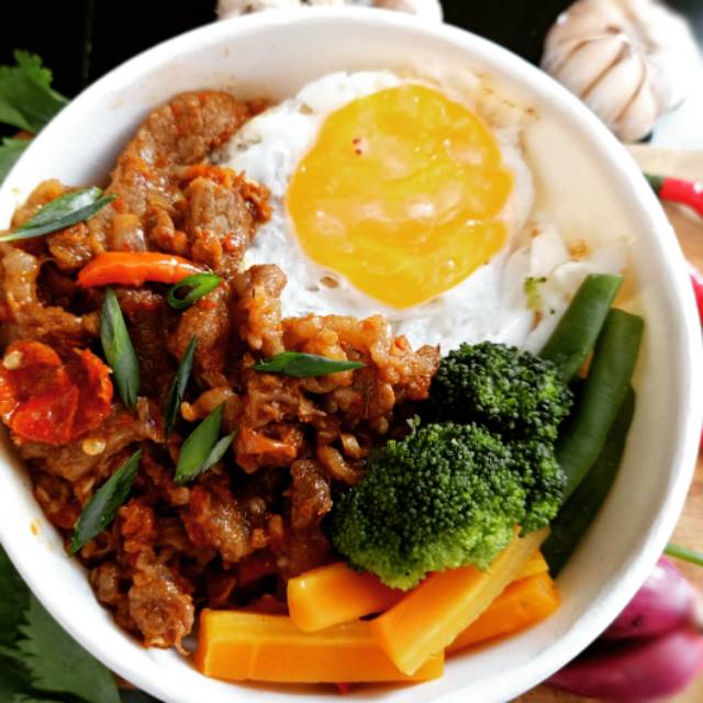 

Rice bowl beef xtra spicy
