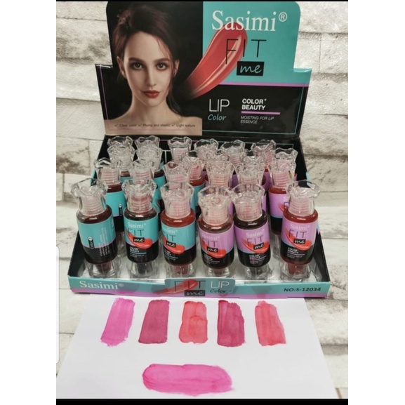 [ ECER ] SASIMI FIT ME LIPTINT &amp; LIPCREAM