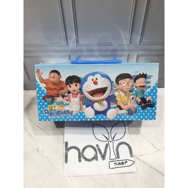 KOTAK PENSIL ada KODE biasa  PASSWORD 3 TINGKAT/PENCIL CASE KODE BIASA-DORAEMON kodebiasa