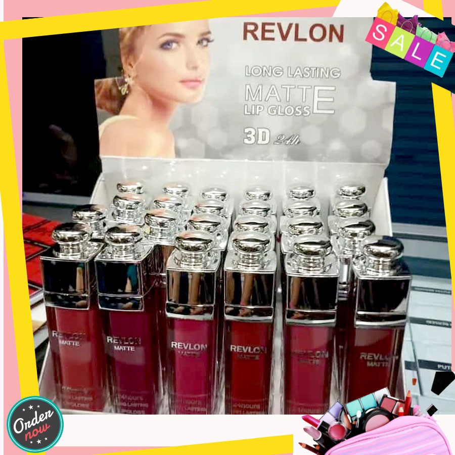LIPGLOS REVLON 3D MATTE perpc Lipstik Kecantikan Bibir Lip Gloss Kosmetik Bibir