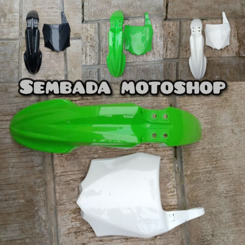 Spakbor Slebor Depan KX 85 Papan Nomor KX 85 Slebor depan KLX 150 Fender Front KX 85 Plat number KX